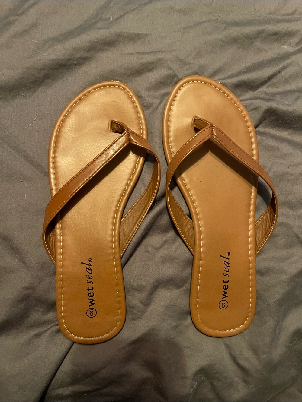 Brown Women's Thong Sandals